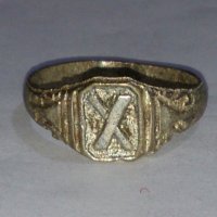Старинен пръстен сачан над стогодишен - 59921, снимка 1 - Антикварни и старинни предмети - 29013529