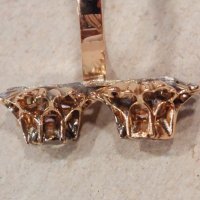 Стар дамски златен пръстен с диаманти, снимка 7 - Пръстени - 43574682
