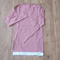 Нова Дамска блуза/туника S/М размер светъл цвят, снимка 3 - Блузи с дълъг ръкав и пуловери - 43798829