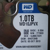 Хард диск 1TB Western Digital 2.5", 8MB, 5400 RPM, SATA3(6Gb/s), WD10JPVX, снимка 2 - Твърди дискове - 43155897