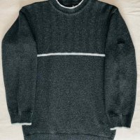 Мъжки вълнен пуловер, 50% мерино, снимка 4 - Пуловери - 35183460