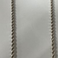 Сребърен синджир 925 плетка FRENCH ROPE, снимка 4 - Колиета, медальони, синджири - 44139058