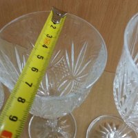  кристални чаши , снимка 15 - Антикварни и старинни предмети - 26225611