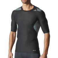 adidas Tech-Fit PowerWeb  Compression Top - страхотна мъжка тениска КАТО НОВА, снимка 1 - Тениски - 33151854