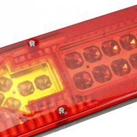 Комплект LED стопове, стоп светлина с мигач, задна светлина, 12v за камион бус ТИР, ремарке, караван, снимка 2 - Аксесоари и консумативи - 37514155