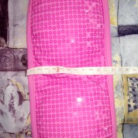 Ново! Страхотен розов бански с пайети размер С, снимка 3 - Бански костюми - 37092541