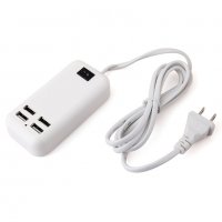 Разклонител с 4 USB Port и кабел на 220V, снимка 2 - Други стоки за дома - 28526986