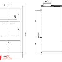 Камина с водна риза и фурна ТРИУМФ FВ*21, снимка 9 - Камини - 43848569