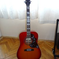 Акустична уестърн китара Epiphone Hummingbird в отлично състояние!, снимка 3 - Китари - 43611203