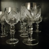 Кристални чаши 12 броя за вино и ракия, снимка 3 - Чаши - 38820847