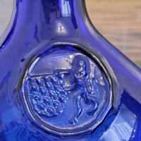 Колекционерски шишета кобалтово стъкло, Германия , снимка 9 - Колекции - 43392103
