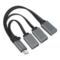 USB Хъб 2xUSB2 + 1xUSB3 Type-C Logilink SS300766, снимка 1 - Други - 39058533
