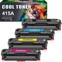 Cool Toner за HP 415A 415X, W2030A W2031A W2032A W2033A (4 броя), снимка 1 - Консумативи за принтери - 43939736
