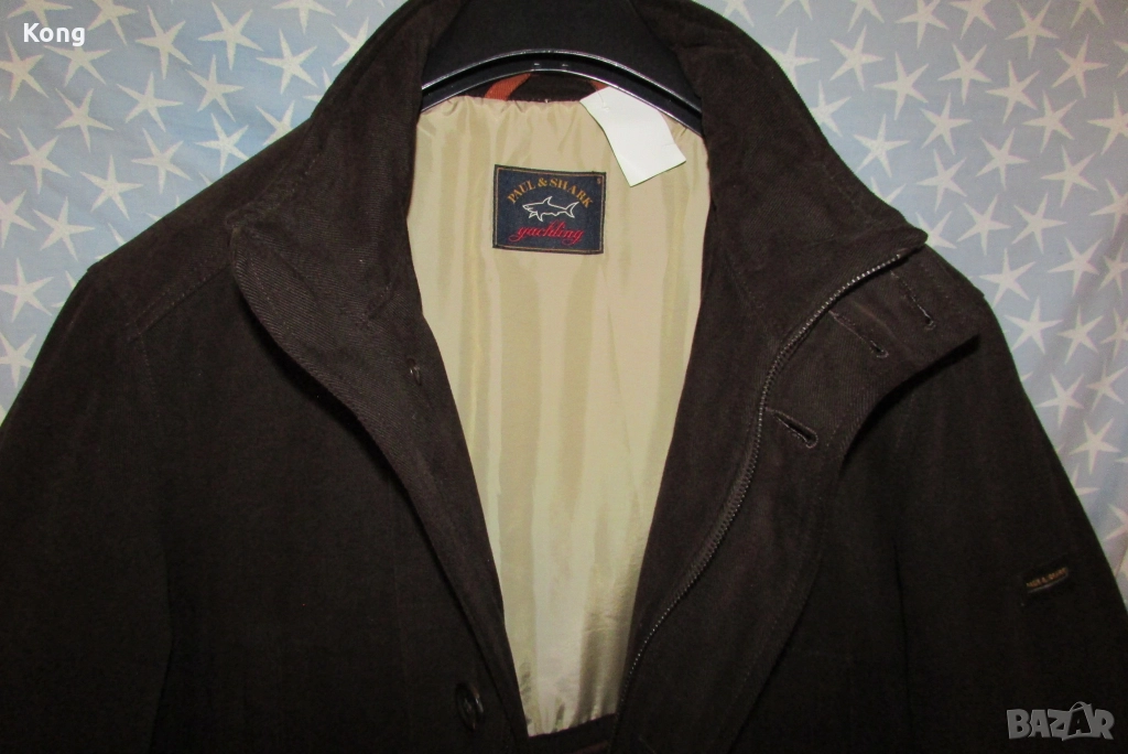 НОВО мъжко яке Paul Shark England с качулка Хели Хенсън Helly Hansen Norway Пол Шарк Sailing Jacket , снимка 1