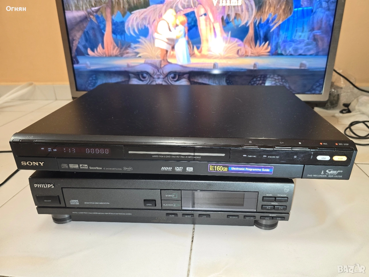 Sony RDR-HX725 DVD/HDD recorder/ записвачка 160GB, снимка 1