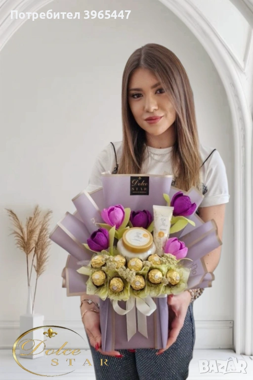 Букет от бонбони , снимка 1