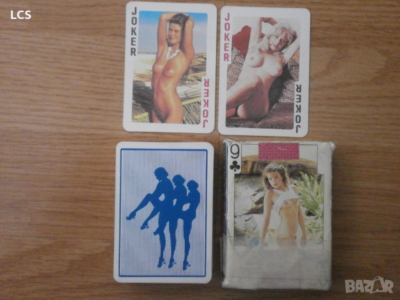 Стари Еротични Карти за Игра 52 + 2 Жокера + Кутия, снимка 1