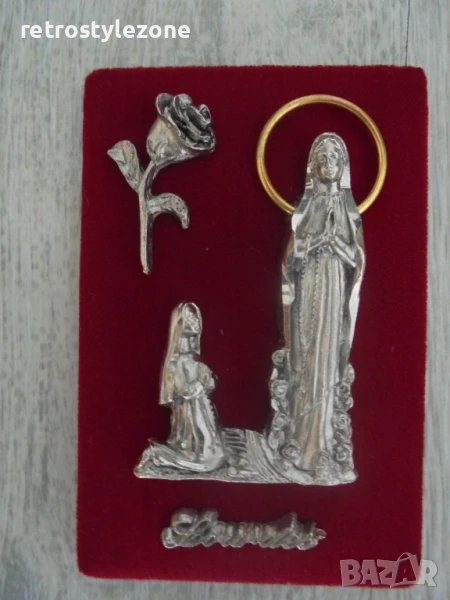 № 8123 стар италиански религиозен сувенир - Лурд , снимка 1