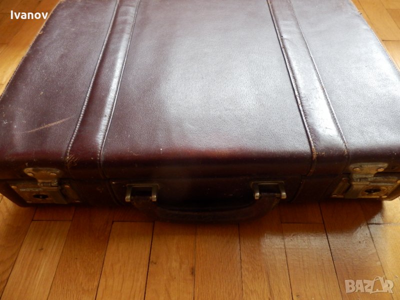 Стар кожен куфар, снимка 1