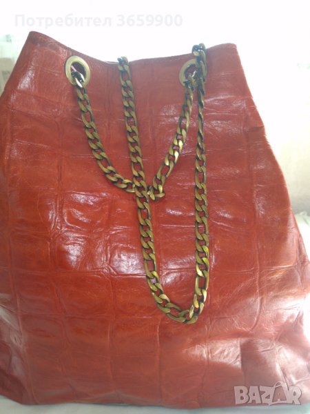 Чанта от естествена кожа, Etui London, снимка 1