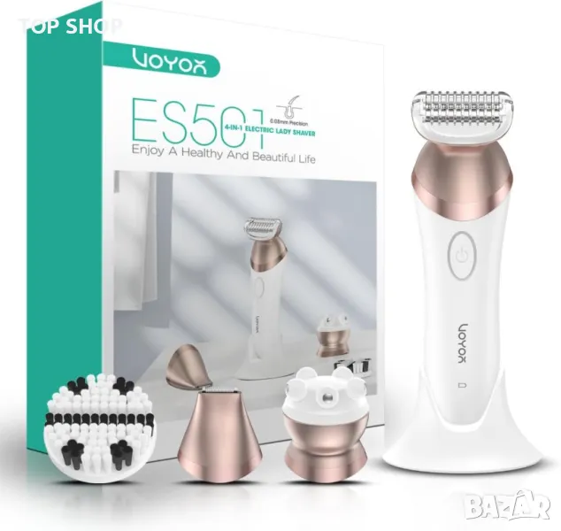 VOYOR Дамски тример за жени Бикини самобръсначка 4в1 Безжична, снимка 1