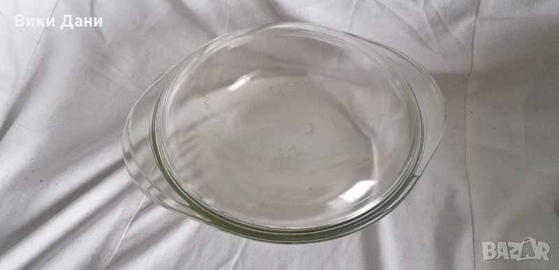 Нова Соц огнеупорно стъкло тенджера с КАПАК в опаковка, снимка 1