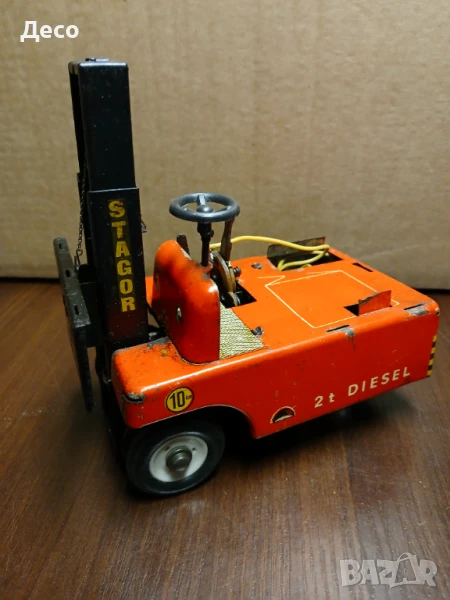 Стара ГДР играчка мотокар за части., снимка 1