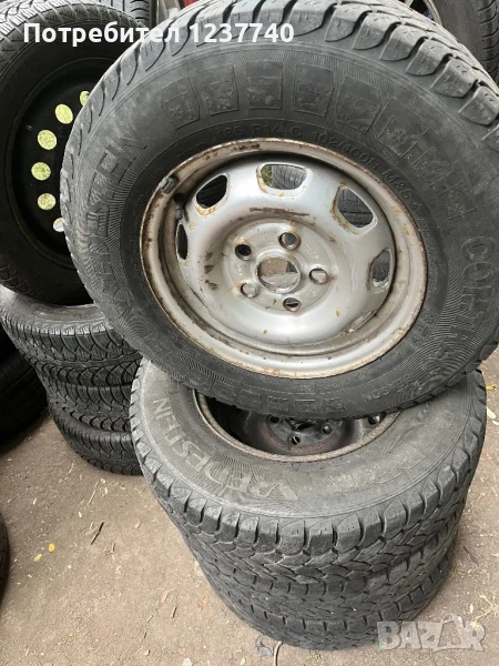 Гуми с джанти за vw t4 R14C, снимка 1