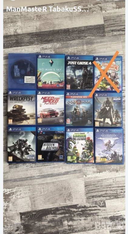 Ps4 лот от игри пс4, снимка 1