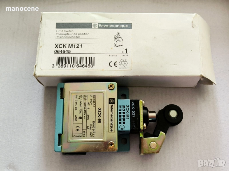 Краен изключвател TELEMECANIQUE SENSORS XCK M121, снимка 1