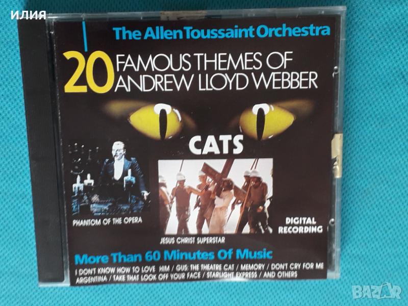 The Allen Toussaint Orchestra – 1988 - 20 Famous Themes Of Andrew Lloyd Webber(Laser – 2668282)(Musi, снимка 1