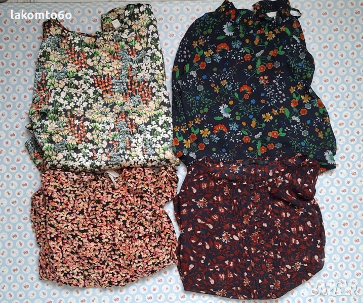 Блузи от шифон и сатен H&M,  размер 38., снимка 1