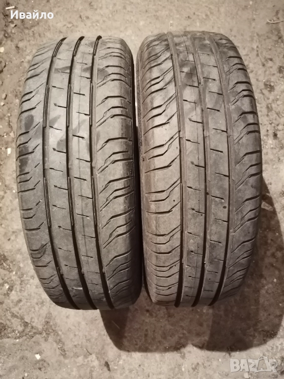 Продавам 2 броя летни гуми 195.65.15 на 1 сезон дот 2022 Контентал , снимка 1