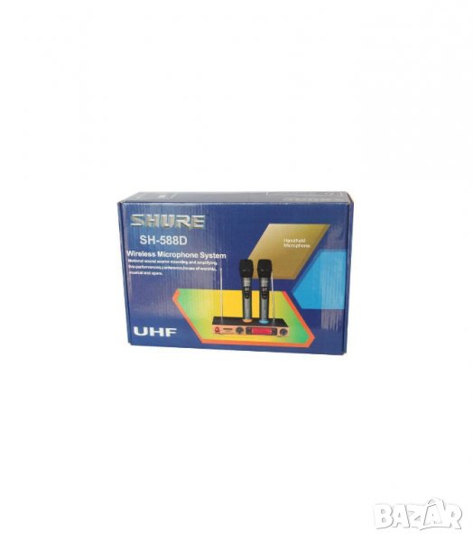 Професионални безжични микрофона с приемник Shure SH-588D, снимка 1
