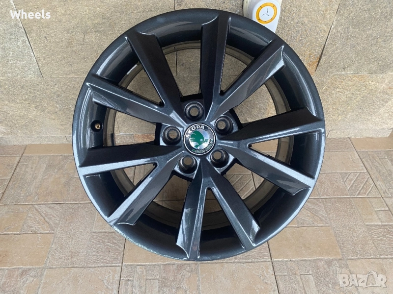 1бр. 16" 5x100 Skoda Original, снимка 1