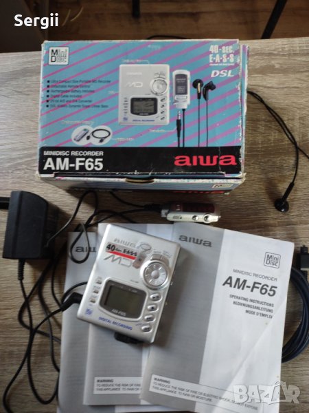 Minidisc recorder Aiwa AM-F65, снимка 1