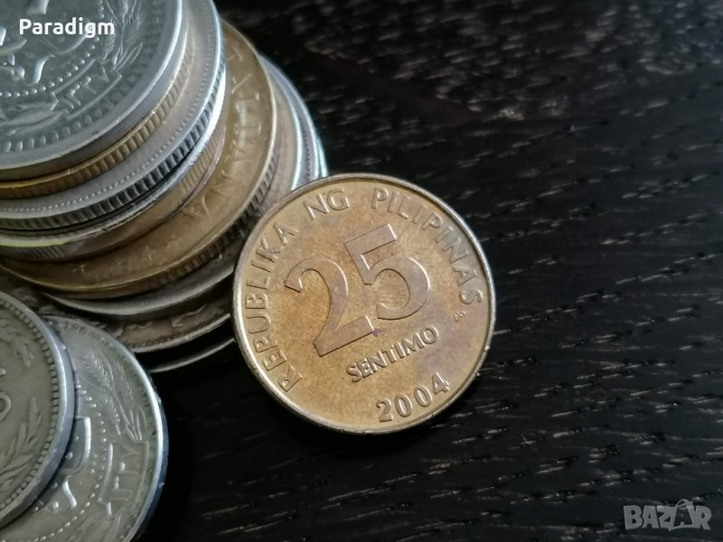 Mонета - Филипини - 25 сентимо | 2004г., снимка 1