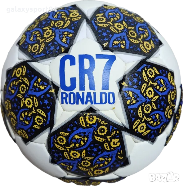Нова Футболна Топка CR7 RONALDO Роналдо 2025г Синя CHAMPIONS League, снимка 1