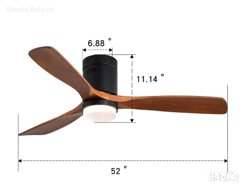 Таванен вентилатор , снимка 1