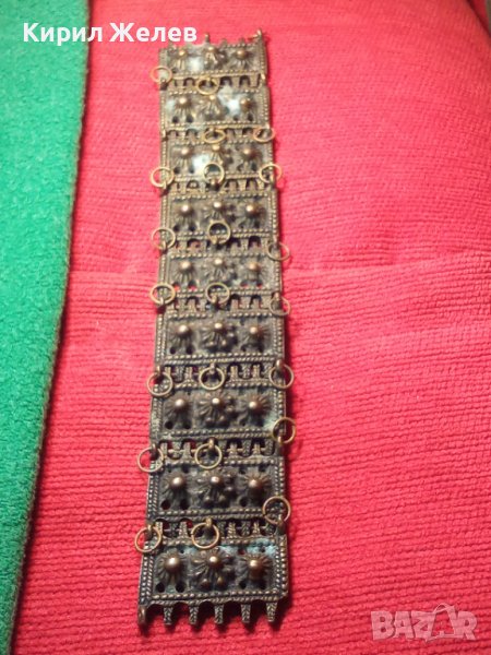 18в ВЪЗРОЖДЕНСКА БРОНЗОВА ГРИВНА с ГРАНУЛАЦИЯ СТАРИННА КУЮМДЖИЙСКА МАЙСТОРСКА ИЗРАБОТКА УНИКАТ 26086, снимка 1