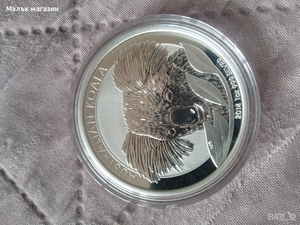 1 oz сребро Коала 2014 перфектна, снимка 1