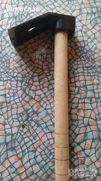 Стара тесла с дървена дръжка , снимка 1