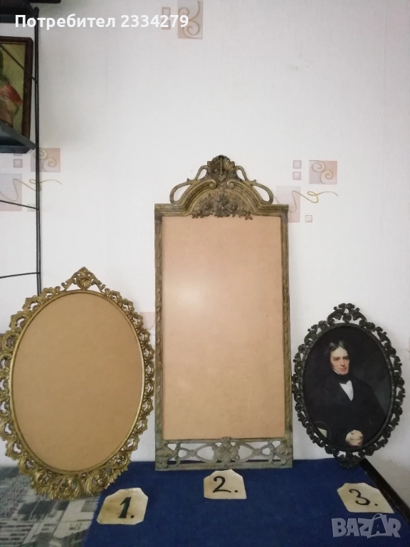 Стари рамки в бароков стил и флоренциален орнаменти. Различни изработки в различни ателиета. , снимка 1