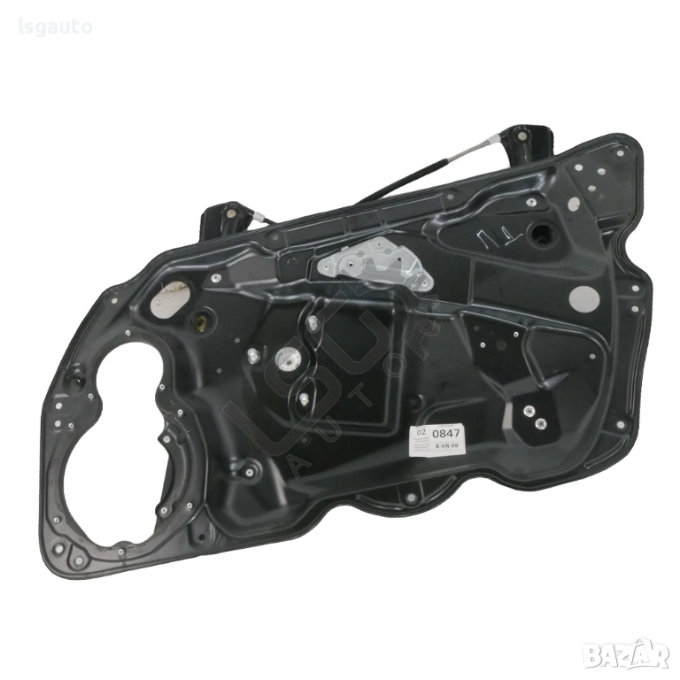 Механизъм преден десен ел.стъклоповдигач Volkswagen Passat (B6) 2005-2011 ID: 157667, снимка 1