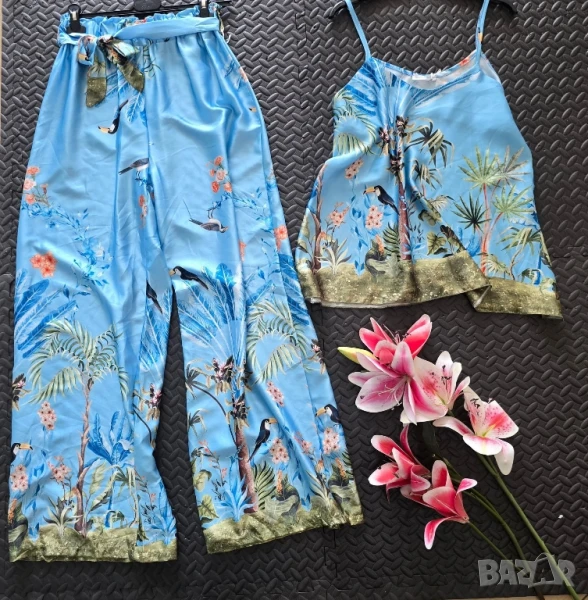 дамски сатенен сет , снимка 1