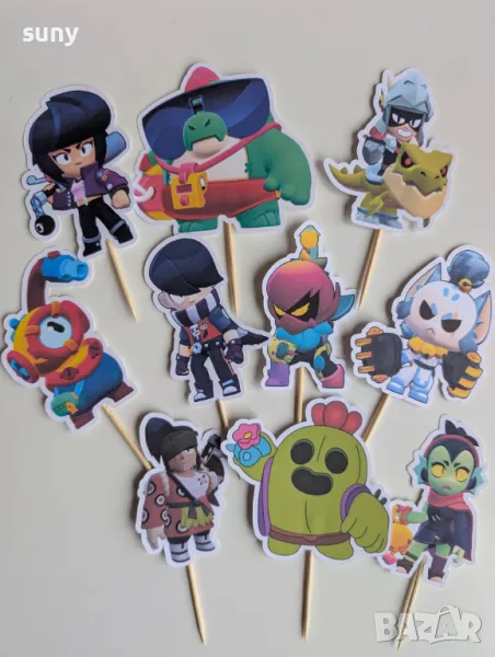 Топер на клечка / украса Brawl Stars, снимка 1