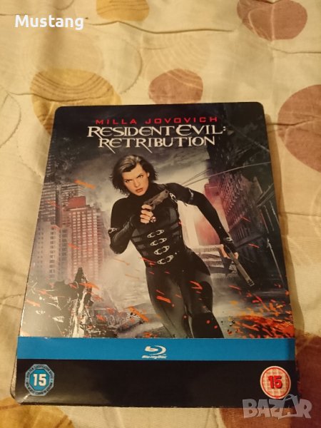 Resident Evil: Retribution BluRay (Steelbook Edition, без БГ субтитри), снимка 1