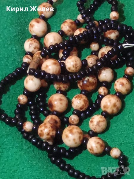 РАЗКОШНО СКЪПОЦЕННО АРТ КОЛИЕ МЪНИСТА ШЛИФОВАН ПОЛУСКЪПОЦЕНЕН КАМЪК ЯСПИС 31347, снимка 1