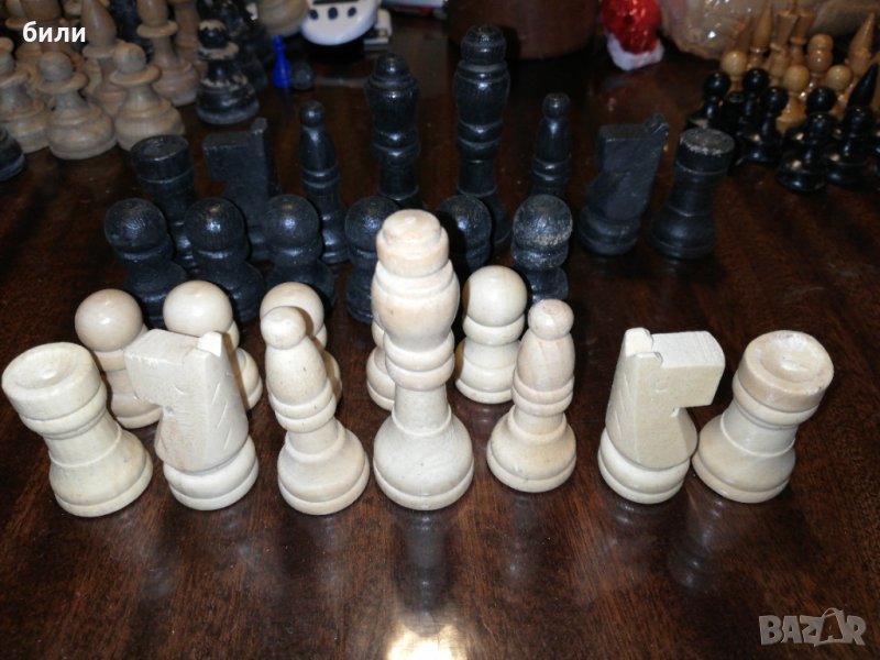 Дървени фигури за ШАХ , снимка 1