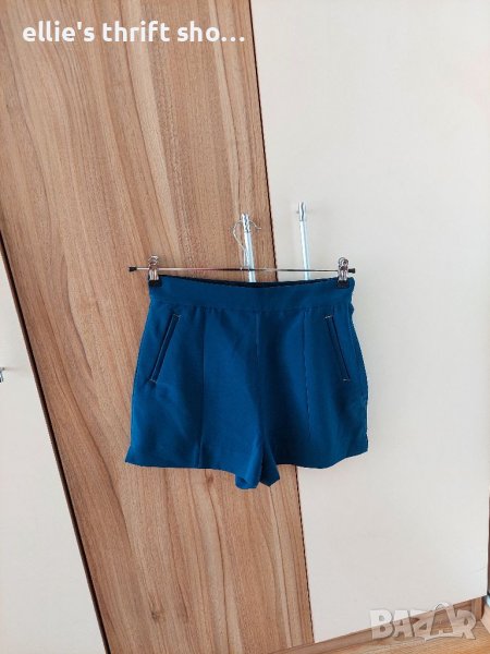 НОВИ дамски елегантни къси панталони H&M размер 38 (М), снимка 1